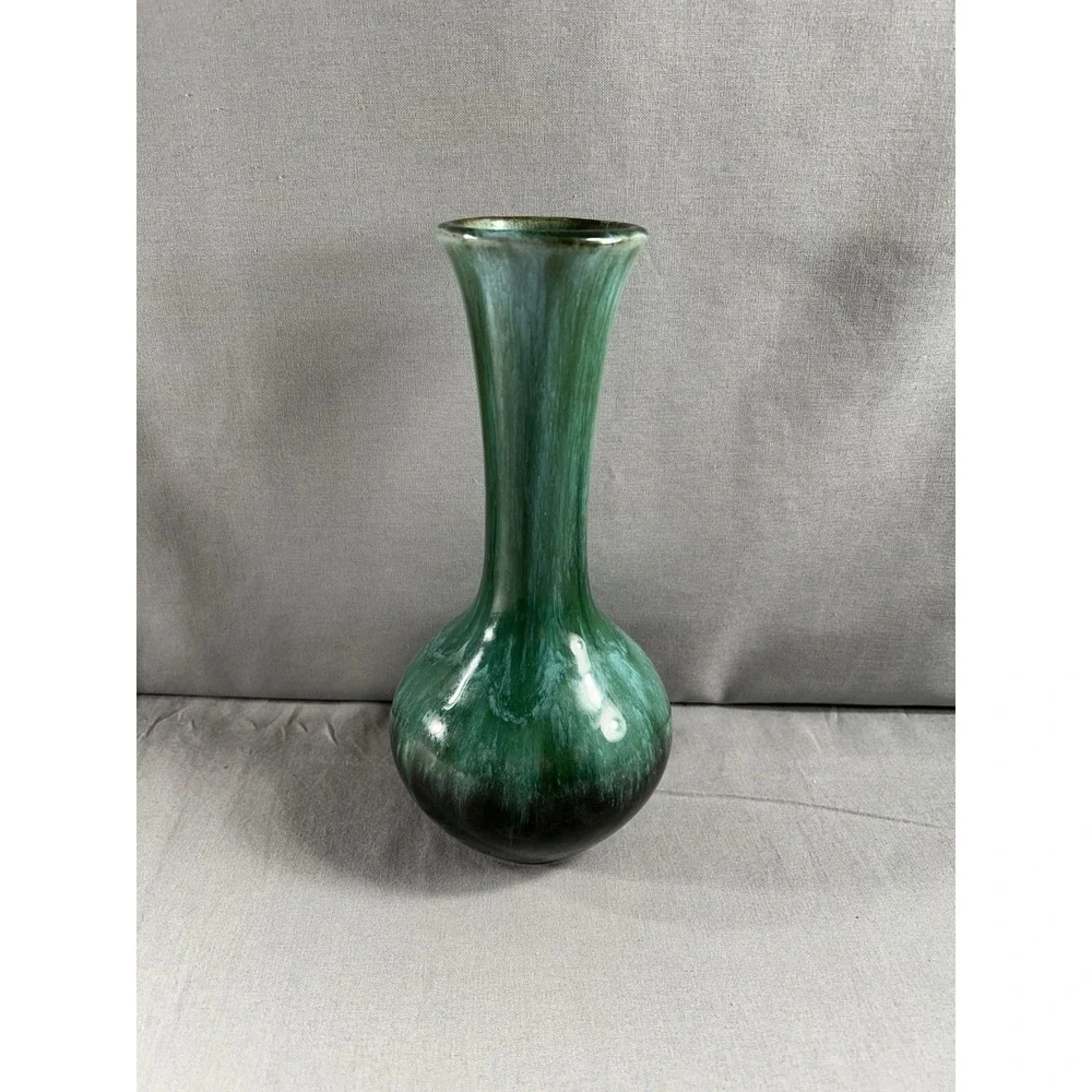 Vintage Blue Mountain Pottery Vase 8.25